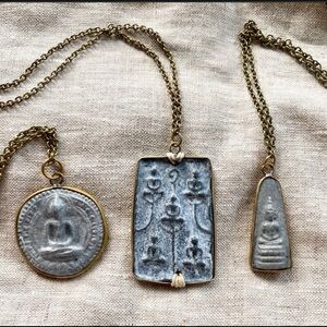 Zen Concrete Pendant Necklace